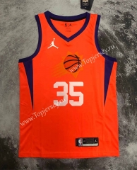 2022-2023 Jordan Limited Edition Phoenix Suns Orange #35 NBA Jersey-311