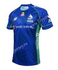 2023 Fiji Home Blue Rugby Shirt