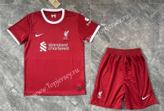 2023-2024 Liverpool Home Red Soccer Uniform-GB