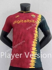 Player Version 2022-2023 Joint Edition Roma Red Thailand Soccer Jersey AAA-888