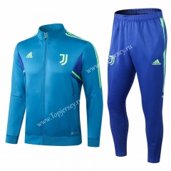 2022-2023 Juventus Blue Thailand Soccer Jacket Uniform-411