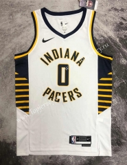 2022-2023 Indiana Pacers Home White #0 NBA Jersey-311