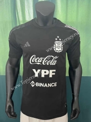 (3 Stars) 2022-2023 Argentina Black Thailand Training Soccer Jersey-305