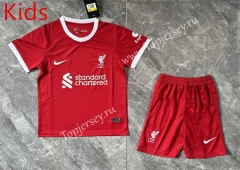 2023-2024 Liverpool Home Red Kids/Youth Soccer Uniform-GB