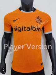 Player Version 2022-2023 Inter Milan Orange Thailand Soccer Jersey AAA