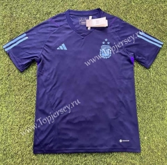 (3 Stars) 2022-2023 Argentina Purple Thailand Training Soccer Jersey-305