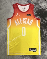 2023 All Stars Yellow&Red #0 Lillard NBA Jersey-311
