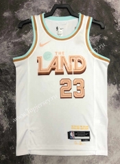 2022-2023 City Version Cleveland Cavaliers White #23 NBA Jersey-311