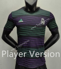 Player Version 2023-2024 Real Madrid Green&Black Training Soccer Jersey AAA-888