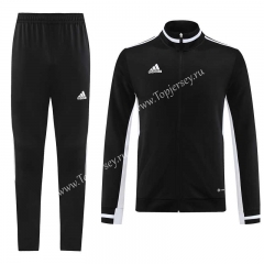 Black Thailand Soccer Jacket Uniform-LH