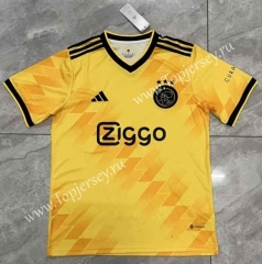 2023-2024 Ajax Away Yellow Thailand Soccer Jersey AAA
