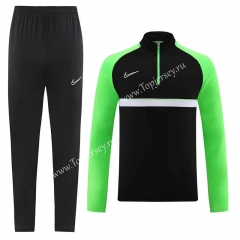 Nike Dark Green Thailand Soccer Tracksuit-LH