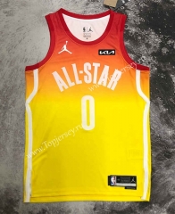 2023 All Stars Yellow&Red #0 Tatum NBA Jersey-311