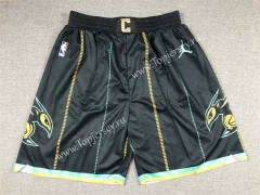 2023 City Edition Charlotte Hornets Black NBA Shorts-1380