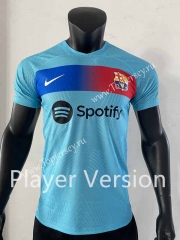 Player Versopn 2023-2024 Barcelona Blue Thailand Soccer Jersey AAA-SJ