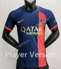 Player Version 2023-2024 Paris SG Home Blue Thailand Soccer Jersey AAA-888