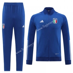2022-2023 Italy Camouflage Blue Thailand Soccer Jacket Uniform-LH