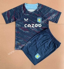 2022-2023 Concept Version Aston Villa Blue Soccer Uniform-AY