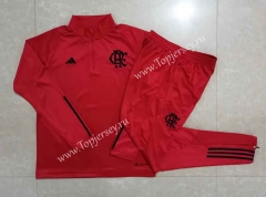 2023-2024 Flamengo Red Thailand Soccer Tracksuit-815