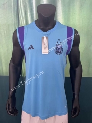(3 Stars) 2022-2023 Argentina Light Blue Thailand Training Soccer Vest-305