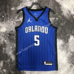 2022 Jordan Orlando Magic Blue #5 NBA Jersey-311