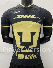 Player Version 2022-2023 Pumas UNAM 2nd Away Black Thailand Soccer Jersey AAA