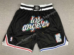 2022-2023 City Edition Los Angeles Clippers Black NBA Shorts-1380