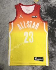 2023 All Stars Yellow&Red #23 NBA Jersey-311