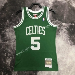 Retro Edition Boston Celtics Green #5 NBA Jersey-311
