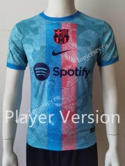 Player Version 2023-2024 Barcelona Light Blue Thailand Training Soccer Jersey AAA-807