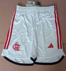 2023-2024 Flamengo Home White Thailand Soccer Shorts-6794