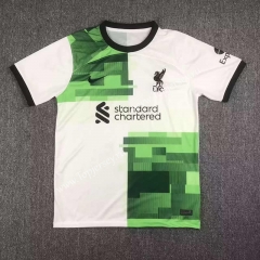 (S-4XL) 2023-2024 Liverpool Away White&Green Thailand Soccer Jersey AAA-417