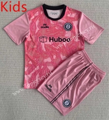 2023-2024 Bristol City Goalkeeper Pink Kids/Youth Soccer Uniform-AY