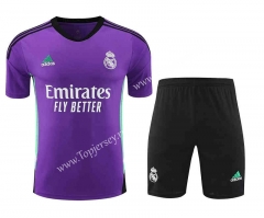 2023-2024 Real Madrid Purple Thailand Soccer Uniform-418