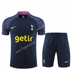 2023-2024 Tottenham Hotspur Royal Blue Thailand Training Soccer Uniform