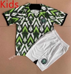 2022-2023 Concept Version Nigeria White&Green Kid/Youth Soccer Uniform-AY