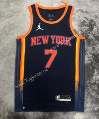 2023 Jordan Limited Version New York Knicks Black #7 NBA Jersey-311