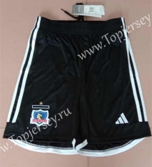 2023-2024 Colo-Colo Home Black Thailand Soccer Shorts-2886