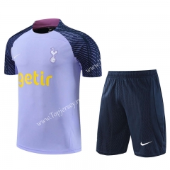 2023-2024 Tottenham Hotspur Light Purple Thailand Training Soccer Uniform
