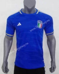 2023-2024 Italy Home Blue Thailand Soccer Jersey AAA-416