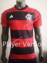 Player Version 2023-2024 Flamengo Home Red&Black Thailand Soccer Jersey AAA-518