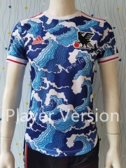 Player Version 2023-2024 Japan Blue&White Thailand Training Soccer Jersey AAA-807