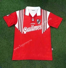 Retro Edition 96-97 River Plate Away Red Thailand Soccer Jersey AAA-503