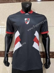 Player Version 2023-2024 River Plate Black Thailand Soccer Jersey AAA