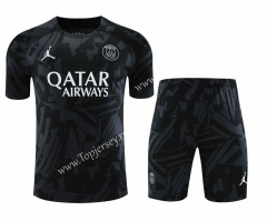 2023-2024 Paris Black Thailand Soccer Uniform-418