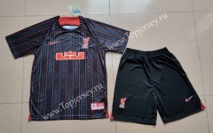 Joint Version 2023-2024 Liverpool Black&Red Soccer Uniform-718