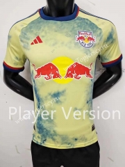 Player Version 2023-2024 New York Red Bulls Home Yellow Thailand Soccer Jersey AAA-9926