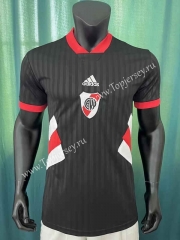 Retro Edition River Plate Black Thailand Soccer Jersey AAA-305