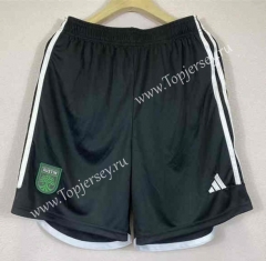 2023-2024 Austin FC Home Black Thailand Soccer Shorts-4563