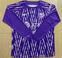 2023-2024 Club America Goalkeeper Purple LS Thailand Soccer Jersey AAA-6895
